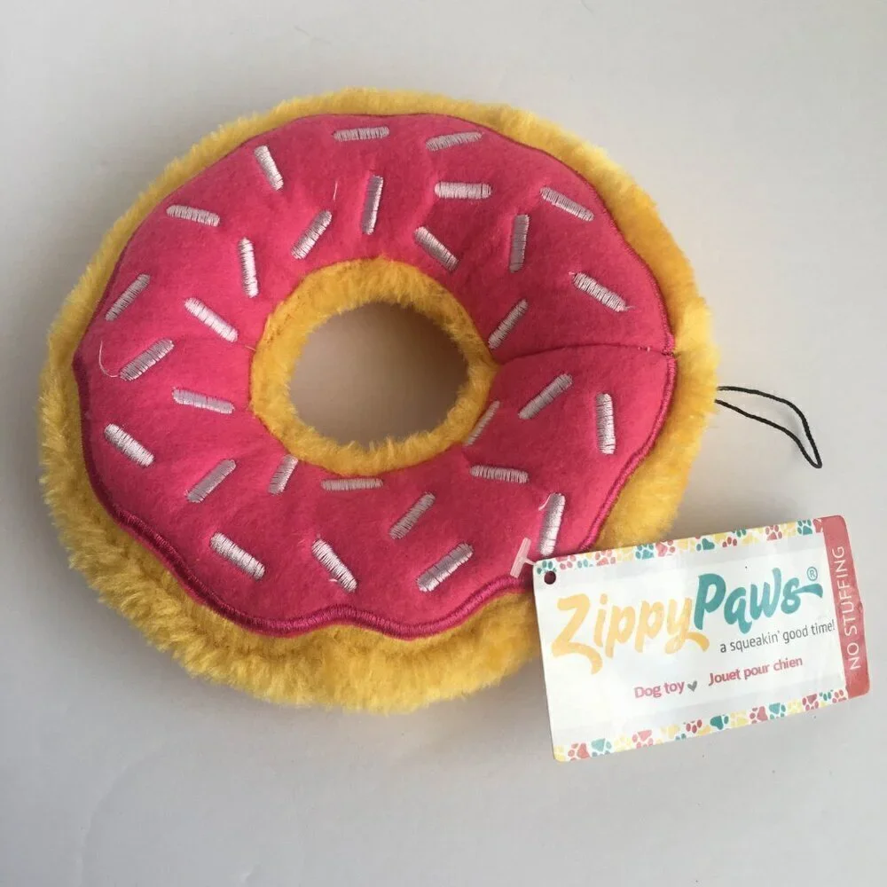 Dog Supplies - NEW ZippyPaws Jumbo Donutz Dog Squeaker Toy
